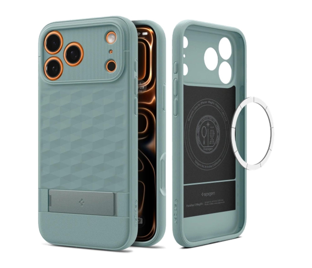 Spigen Parallax S MagSafe do iPhone 18 Pro/17 Pro (sage green) - 1586443 - zdjęcie